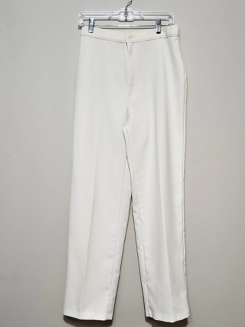 VTG 70s Levis Bend Over High Waisted Pants Cream 16 Retro Disco Minimalist Rare